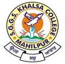 Shri Guru Gobind Singh Khalsa College Mahilpur