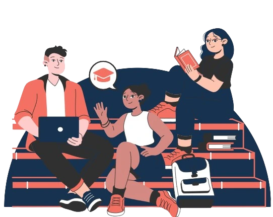 Students learning